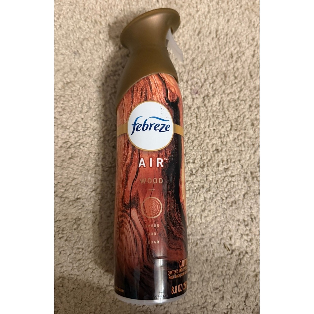 Febreeze Air Wood Amber Oud Cedar Air Freshener Spray 8.80z
